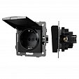 Механизм розетки влагозащищённый SCT-MCP-PL-BK-V (250V, 16A) (Arlight, -)