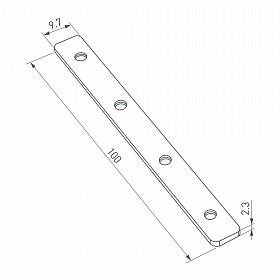 Соединитель профиля SL-COMFORT-3551-180 Set (Arlight, Металл)