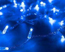 Светодиодная гирлянда ARD-STRING-CLASSIC-1000-CLEAR-100LED-PULSE Blue (230V, 7W) (Ardecoled, IP65, 1 год)