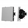 ARL NOBE Выключатель 1 кл софт-тач никель SWT-MK01-SFPL-IS (250V, 10A) (Arlight, -)