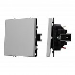 ARL NOBE Выключатель 1 кл софт-тач никель SWT-MK01-SFPL-IS (250V, 10A) (Arlight, -)