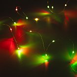 Светодиодная гирлянда ARD-DEW-HOME-2000-CLEAR-20LED-STD RGB (1.5V, Battery Pack, Cork) (Ardecoled, IP20)