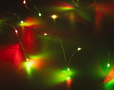 Светодиодная гирлянда ARD-DEW-HOME-2000-CLEAR-20LED-STD RGB (1.5V, Battery Pack, Cork) (Ardecoled, IP20)