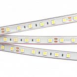 Светодиодная лента RTW 2-5000P 24V White6000 2x (5060, 300 LED, LUX) (Arlight, 14.4 Вт/м, IP66)