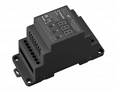 INTELLIGENT ARLIGHT Диммер SMART-DALI-104-62-ADDR-DIM-DT6-DIN Black (12-24V, 4x5A) (IARL, IP20 Пластик, 5 лет)