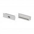 Заглушка LINE-3010 SILVER с отверстием (Arlight, Пластик)