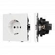 Механизм электрической розетки SCT-TENDO-MEU1-SFPL-WH (230V, 16A) (Arlight, Матовый белый)