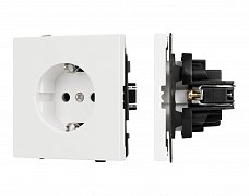 Механизм электрической розетки SCT-TENDO-MEU1-SFPL-WH (230V, 16A) (Arlight, Матовый белый)