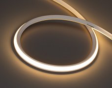 Лента герметичная MOONLIGHT-3D-T-X544-10x10mm 24V Warm3000 (8 W/m, IP67, 5m, wire x1) (Arlight, Вывод боковой, 5 лет)