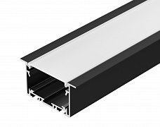 Профиль S2-LINIA69-F-2500 SEAMLESS BLACK (Arlight, Алюминий)