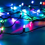 Светодиодная гирлянда ARD-STRING-CLASSIC-15000-BLACK-100LED-LIVE RGB-SPI (12V, 53W) (Ardecoled, IP65, 1 год)