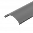 Экран ROUND-D36-360-2500 BLACK OPAL  (Arlight, Пластик)