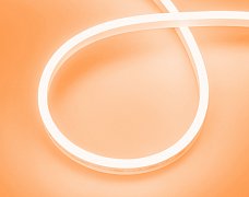 Лента герметичная AURORA-PS-A120-12x6mm 24V Amber (10 W/m, IP65, 2835, 5m) (Arlight, Силикон, 2 года)