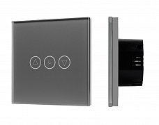 Светорегулятор сенсорный с Zigbee управлением SWT-OMALI-SD3-ZB-GR (250V, 500W) (Arlight, Стекло)