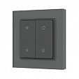 INTELLIGENT ARLIGHT Кнопочная панель SMART-RF-801-22-MULTI черная, квадрат. (3V, стекло, 2.4G) (IARL, IP20 Пластик, 5 лет)