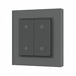 INTELLIGENT ARLIGHT Кнопочная панель SMART-RF-801-22-MULTI черная, квадрат. (3V, стекло, 2.4G) (IARL, IP20 Пластик, 5 лет)