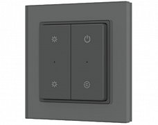 INTELLIGENT ARLIGHT Кнопочная панель SMART-RF-801-22-MULTI черная, квадрат. (3V, стекло, 2.4G) (IARL, IP20 Пластик, 5 лет)
