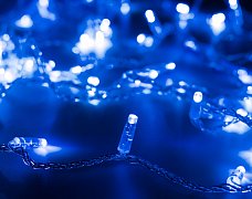 Светодиодная гирлянда ARD-STRING-CLASSIC-10000-CLEAR-100LED-STD BLUE (230V, 7W) (Ardecoled, IP65, 1 год)