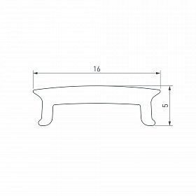 Экран W16-5000 BLACK SILICONE (Arlight, Силикон)