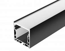 Профиль SL-LINE-3535-3000 BLACK с рефлектором (Arlight, Алюминий)