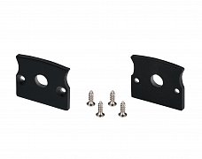Заглушка CEIL-S14-SHADOW FLAT BLACK с отверстием (Arlight, Металл)