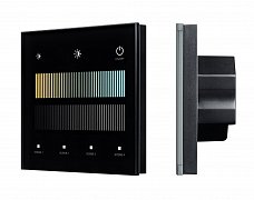 INTELLIGENT ARLIGHT Сенсорная панель SMART-DALI-301-11-1G-4SC-MIX-IN Black (BUS/24V, Touch, 2.4G) (IARL, IP20 Пластик, 5 лет)