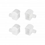 Заглушка WPH-FLEX-0817-SIDE WHITE с отверстием (Arlight, Силикон)