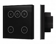 INTELLIGENT ARLIGHT Сенсорная панель SMART-TRIAC-601-11 Черная (230V, 1.5A, TUYA Wi-Fi, 2.4G) (IARL, IP20 Пластик, 5 лет)