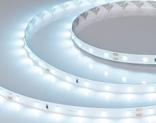 Светодиодная лента RT-A60-8mm 24V Ice Blue (4.8 W/m, IP20, 5m) (Arlight, -)