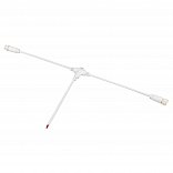 Коннектор питания ARL-MOONLIGHT-SPI/DMX-CON-POWER-T-MID-WIRE-WH (Arlight, IP67 Пластик, 3 года)