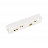 Коннектор прямой MAG-ORIENT-CON-I-POWER (WH) (Arlight, IP20 Пластик, 3 года)