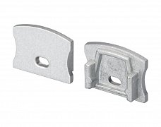 Заглушка для ALU-WIDE-H15 с отверстием (Arlight, Алюминий)