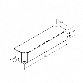 Блок питания ARPJ-LE142700 (100W, 700mA, PFC) (Arlight, IP67 Пластик, 3 года)