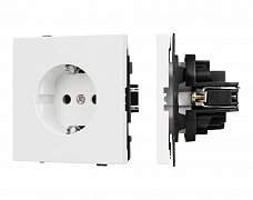 Механизм электрической розетки SCT-TENDO-MEU1-PL-WH (230V, 16A) (Arlight, Белый)