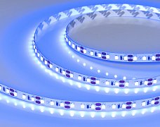 Светодиодная лента RT-A120-8mm 12V Blue (9.6 W/m, IP20, 2835, 5m) (Arlight, 9.6 Вт/м, IP20)