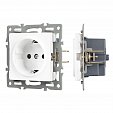 Механизм электрической розетки SCT-MEU1-PL-WH (250V, 16A) (Arlight, -)