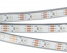 Светодиодная лента SPI-5000P-AM 5V RGB (5060, 150 LED x1, 2812) (Arlight, Закрытый, IP66)