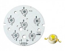 Плата D70-6E 2R-2G-2B Emitter (6x LED, 724-24) (Turlens, -)