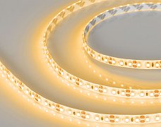 Светодиодная лента герметичная RTW-SE-A120-8mm 12V Yellow (9.6 W/m, IP65, 2835, 5m) (Arlight, 9.6 Вт/м, IP65)