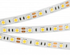 Светодиодная лента RT2-5050-60-12V White (300 LED) (NormaLED, 14.4 Вт/м, IP20)