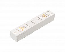Коннектор прямой MAG-CON-25-I-POWER (WH, 5LN) (Arlight, IP20 Пластик, 5 лет)