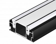 Профиль STRETCH-32-CEIL-CENTER-2000 BLACK (Arlight, Алюминий)
