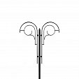 Кронштейн OXOR-SB2-2 BLACK  (Arlight, Сталь)