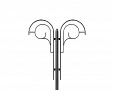 Кронштейн OXOR-SB2-2 BLACK  (Arlight, Сталь)