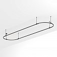 Основание ART-APRIORI-OVAL-ROD-400-4000x1000 (BK) (Arlight, IP20 Металл, 3 года)