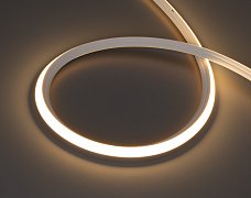Лента герметичная MOONLIGHT-3D-X544-10x10mm 24V Warm3000 (8 W/m, IP67, 5m, wire x1) (Arlight, Вывод боковой, 5 лет)