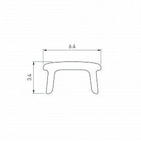 Экран PLINTUS-H54B-2000 Opal (Arlight, Пластик)