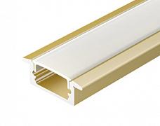 Профиль LINE-2308-F-2000 ANOD GOLD (Arlight, Алюминий)