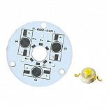 Плата D44-3E RGB Emitter (3x LED, A.000-22) (Turlens, -)