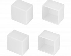 Заглушка WPH-FLEX-2020 WHITE глухая (Arlight, Пластик)